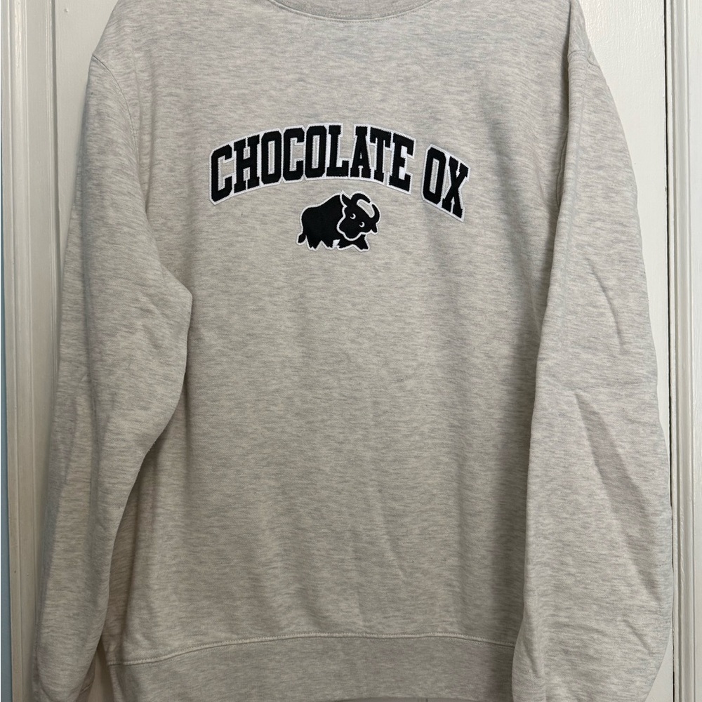 Chocolate Ox Crewneck Sweater